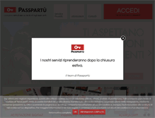 Tablet Screenshot of passpartu.it